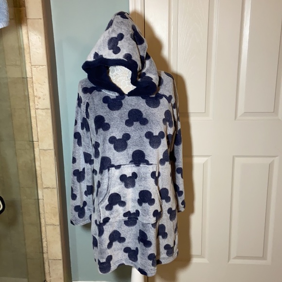 Nwt Disney Mickey Mouse Fleece Lounge Hoodie - Picture 7 of 14